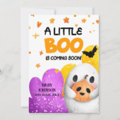 Halloween Pregnancy Ankündigung (Vorderseite)