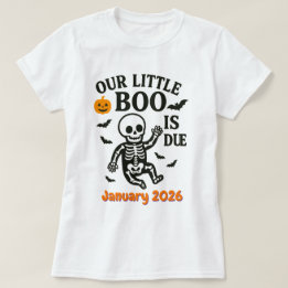 Halloween Pregnancy Baby Ankündigung Boo ist fälli T-Shirt
