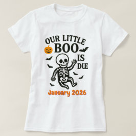 Halloween Pregnancy Baby Ankündigung Boo ist fälli T-Shirt
