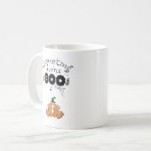 Halloween Pregnancy Mom To Be Expecting Little Boo Kaffeetasse (Vorderseite Links)