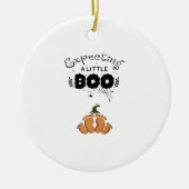 Halloween Pregnancy Mom To Be Expecting Little Boo Keramik Ornament (Vorne)