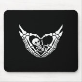 Halloween Pregnant Baby Skeleton Spooky Season Neu Mousepad (Vorne)