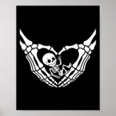 Halloween Pregnant Baby Skeleton Spooky Season Neu Poster (Vorne)