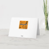 Halloween Princess Grußkarte Karte (Rückseite)