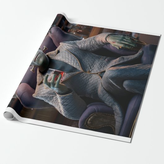 Halloween Profile Pic, Frankenstein Monster Geschenkpapier (Ungerollt)
