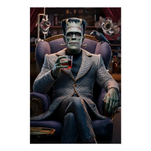 Halloween Profile Pic, Frankenstein Monster Poster (Vorderseite)