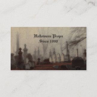 Halloween Props Business Card Visitenkarte