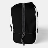 Halloween Prowling Black Cat Silhouette Zeichnend Waschbeutel (Rechts)