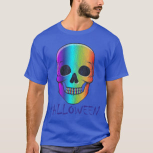 Halloween-Psychedelic-Maske Halloween-Kostüm Horro T-Shirt
