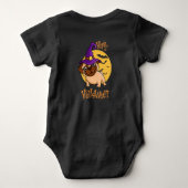 Halloween Puggy Baby Bodysuit Baby Strampler (Rückseite)
