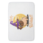 Halloween Puggy Bath Mat Badematte (Vorderseite Vertikal)
