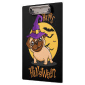 Halloween Puggy Clipboard Klemmbrett (Links)