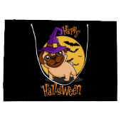 Halloween Puggy Gift Bags Große Geschenktüte (Rückseite)
