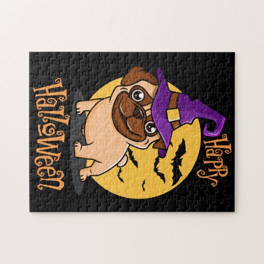 Halloween Puggy Jigsaw Puzzle (Horizontal)