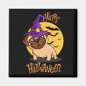 Halloween Puggy Magnet (Vorne)