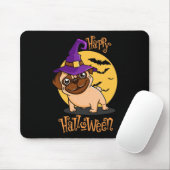 Halloween Puggy Mousepad (Mit Mouse)