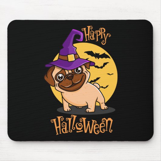 Halloween Puggy Mousepad (Vorne)