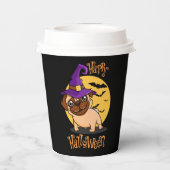 Halloween Puggy Paper Cups Pappbecher (Rückseite)