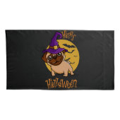 Halloween Puggy Pillowcases Kissenbezug (Rückseite-Rechts)