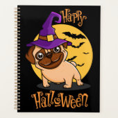 Halloween Puggy Planner Planer (Vorderseite)