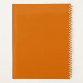 Halloween Puggy Planner Planer (Rückseite)