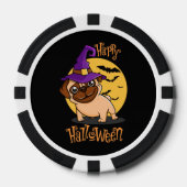 Halloween Puggy Poker Chips (Vorderseite)