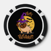 Halloween Puggy Poker Chips (Rückseite)