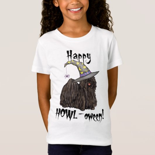 Halloween Puli T - Shirt (Vorderseite)