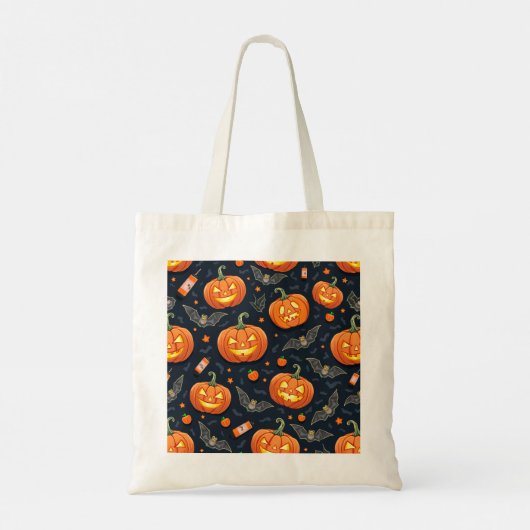 Halloween Pumkin Bag Tragetasche (Rückseite)