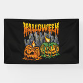 Halloween Pumkin Banner (Horizontal)