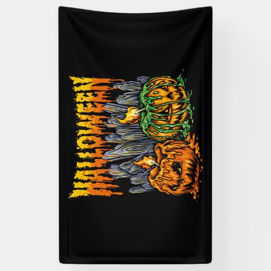Halloween Pumkin Banner (Vertikal)