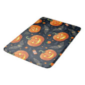 Halloween Pumkin Bath Mat Badematte (Schrägansicht)