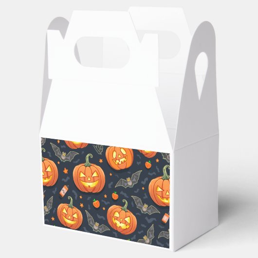 Halloween Pumkin Fvor Box Geschenkschachtel (Geöffnet)