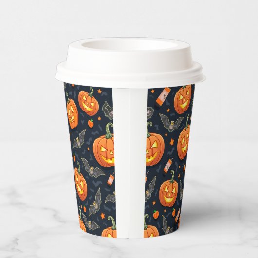 Halloween Pumkin Paper Cup Pappbecher (Rechts)