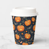 Halloween Pumkin Paper Cup Pappbecher (Vorderseite)