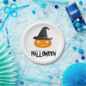 Halloween Pumkin Pappteller (Party)