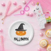 Halloween Pumkin Pappteller (Party)
