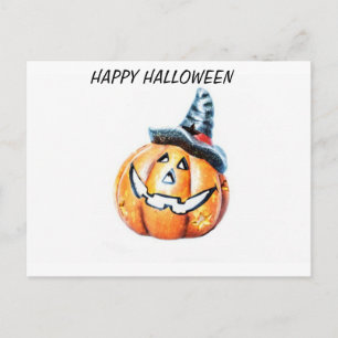 Halloween Pumkin Postkarte