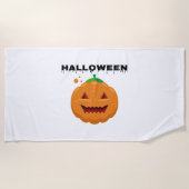 Halloween Pumkin Strandtuch (Vorderseite)