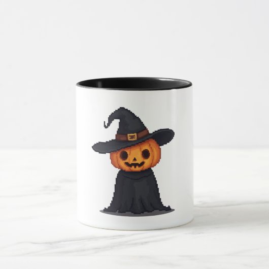Halloween Pumkin Wizard Tasse (Zentrum)