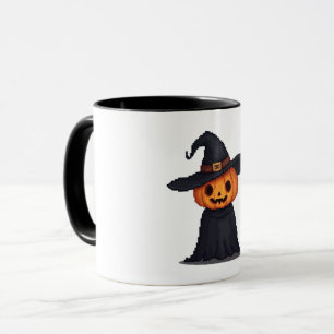 Halloween Pumkin Wizard Tasse