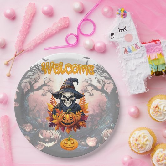 Halloween Pumpin Patch Pappteller (Party)
