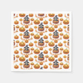 Halloween Pumpin Patch Serviette (Vorderseite)