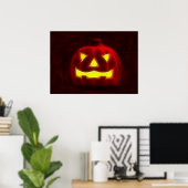 Halloween Pumpkin 1 Poster (Heimbüro)