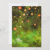 Halloween Pumpkin A Little Boo Boy Baby Dusche Einladung (Rückseite)