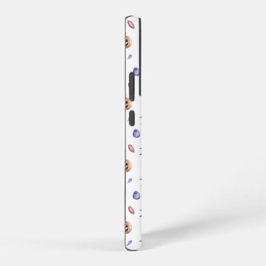 Halloween Pumpkin and Spider Web Pattern Samsung Galaxy Hülle (Rechte Seite)