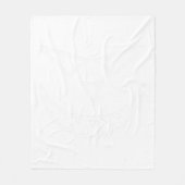 Halloween Pumpkin Angry Face Fleecedecke (Vorderseite)