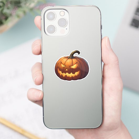 Halloween Pumpkin Aufkleber (Telefon)