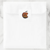 Halloween Pumpkin-Aufkleber Quadratischer Aufkleber (Tasche)