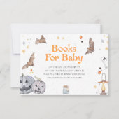 Halloween Pumpkin Baby Duschbücher für Babykarte Einladung (Vorderseite)